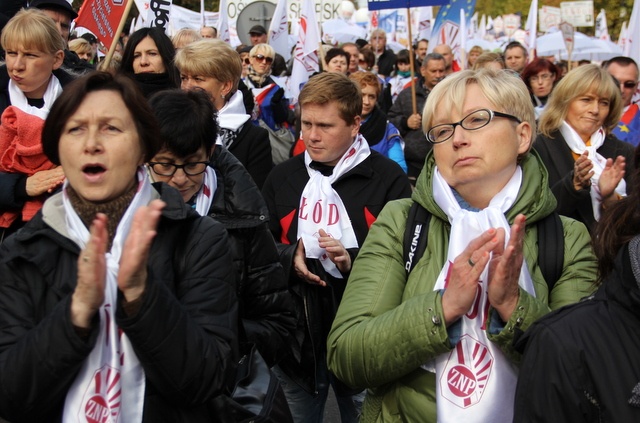 Protest nauczycieli