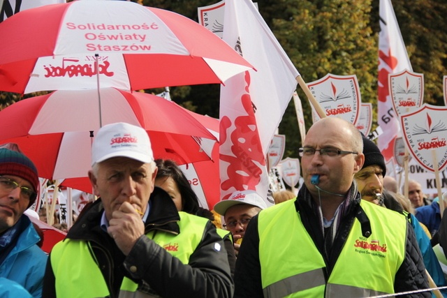 Protest nauczycieli