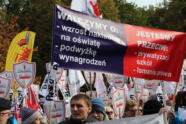 Protest nauczycieli