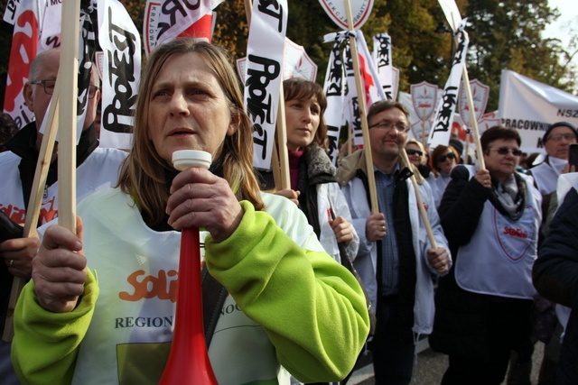 Protest nauczycieli