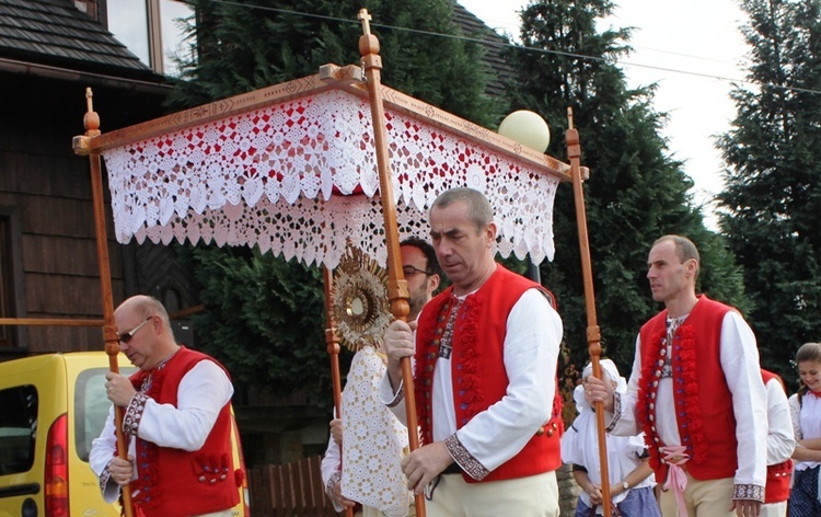 Odpust na Stecówce - kościólek już stoi