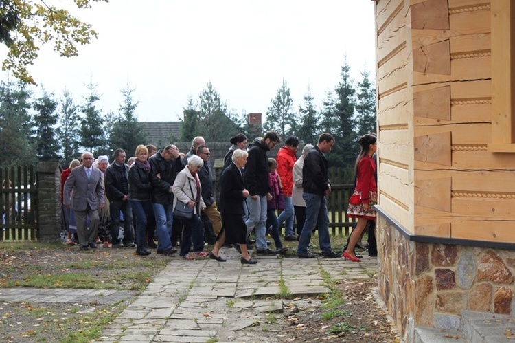 Odpust na Stecówce - kościólek już stoi