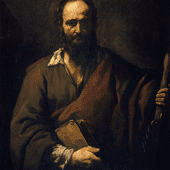 José de Ribera  „Św. Szymon”  olej na płótnie, ok. 1630 Muzeum Prado, Madryt