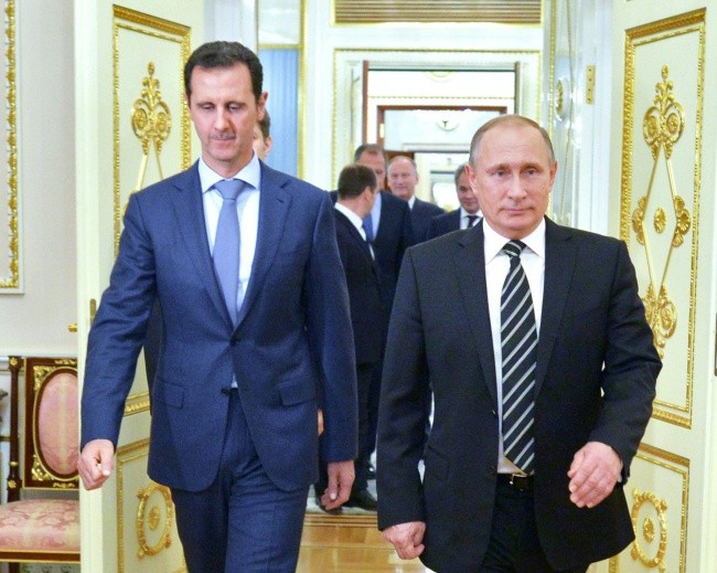 Prezydenta Syrii ukłony u Putina