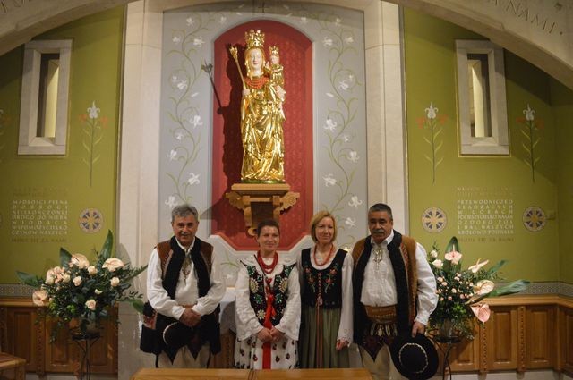 Górale w Centrum św. Jana Pawła II w Krakowie