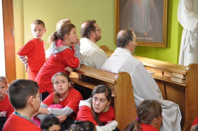 Poświęcenie kaplicy w hospicjum w Darłowie