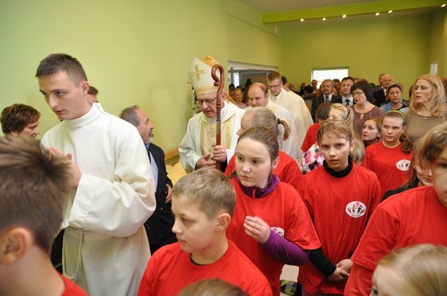 Poświęcenie kaplicy w hospicjum w Darłowie