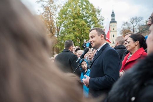 Andrzej Duda w Pszczynie