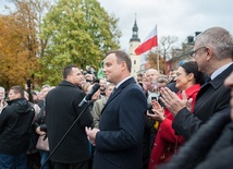 Andrzej Duda w Pszczynie