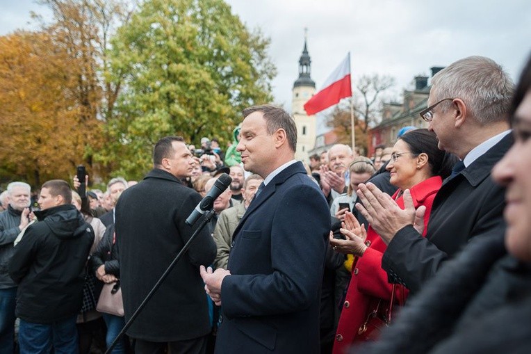 Andrzej Duda w Pszczynie