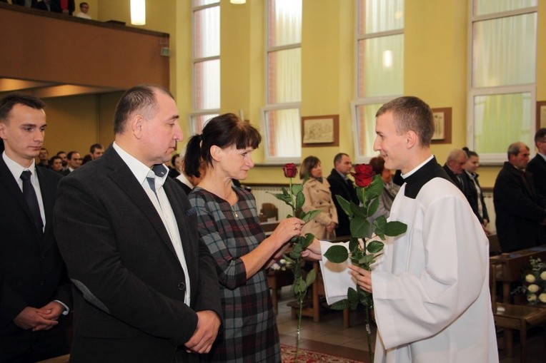 Obłóczyny kleryków WSD w Łowiczu