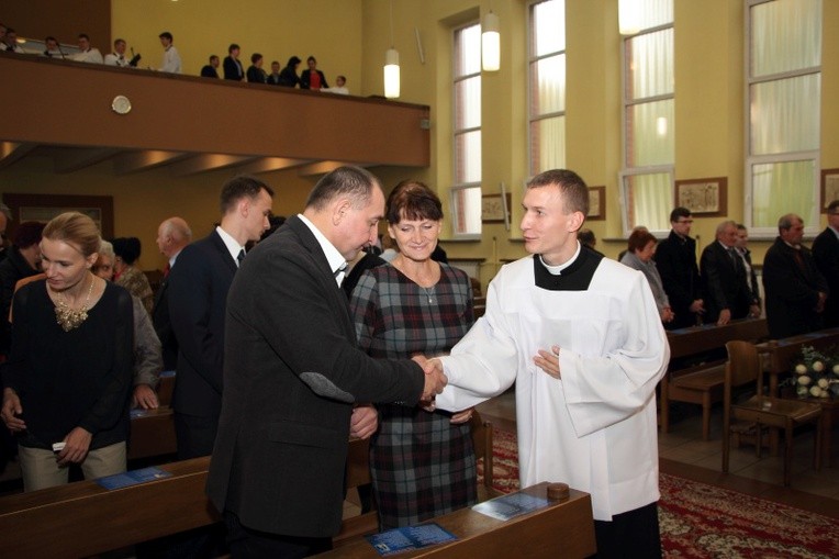 Obłóczyny kleryków WSD w Łowiczu