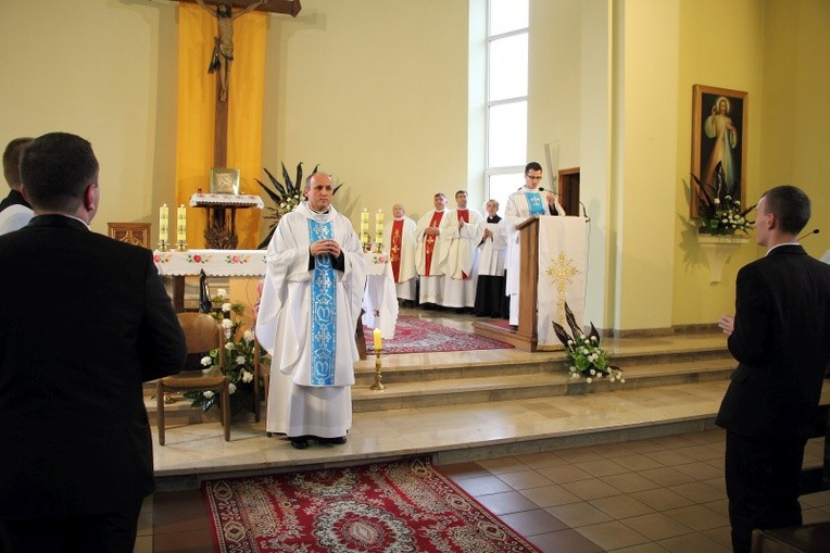 Obłóczyny kleryków WSD w Łowiczu