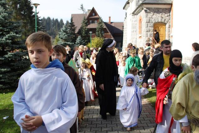 Korowód świętych w Poroninie 