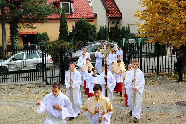 Prymicje biskupie na Woli Duchackiej