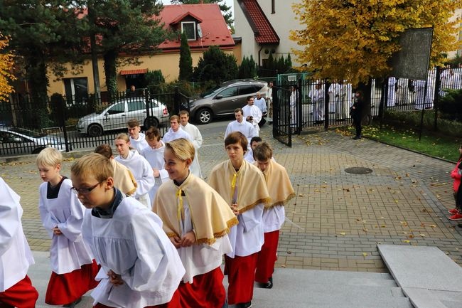 Prymicje biskupie na Woli Duchackiej