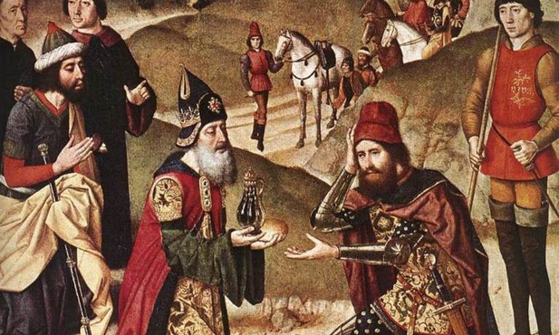 Melchizedek spotyka Abrahama