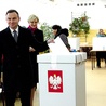 Wśród głosujących w Krakowie była także para prezydencka – Andrzej Duda i jego żona Agata Kornhauser-Duda