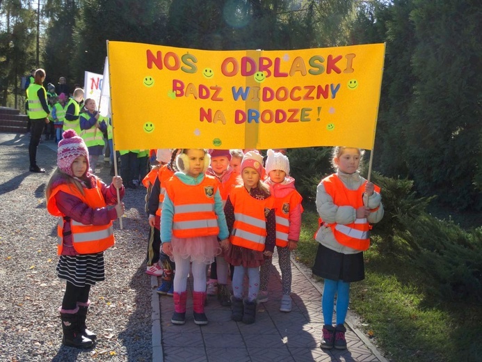 Odblaskowa szkoła w Rdziostowie