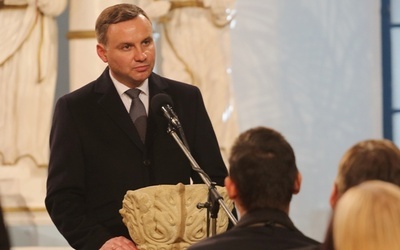 Prezydent Andrzej Duda w kościele ewangelicko-augsburskim w Starym Bielsku