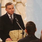 Prezydent Andrzej Duda w kościele ewangelicko-augsburskim w Starym Bielsku