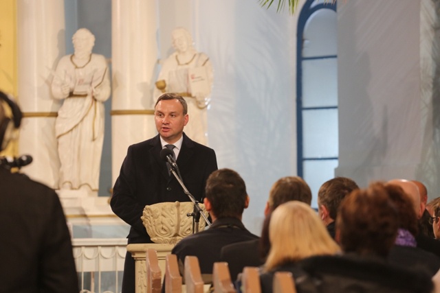 Prezydent Andrzej Duda w Bielsku-Białej na święcie Reformacji