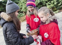 Wolontariuszki z „siedemnastki” pomagają z uśmiechem