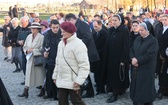 Z Krzyżem w byłym KL Birkenau