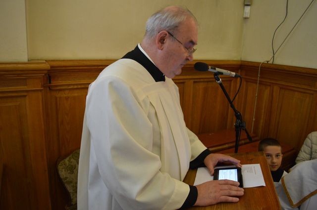 Konsekracja ołtarza w kościele św. Katarzyny w Nowym Targu 