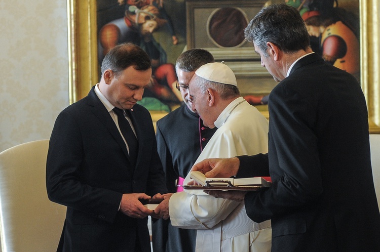 Andrzej Duda  w Watykanie - cz. 2