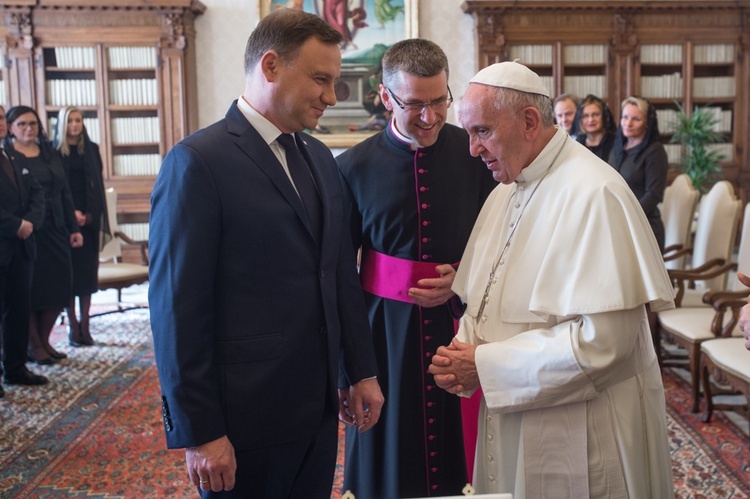 Andrzej Duda  w Watykanie - cz. 2