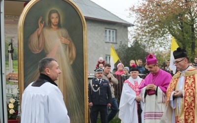 Powitanie obrazu w parafii Świętych Apostołów Piotra i Pawła w Jaworzynce