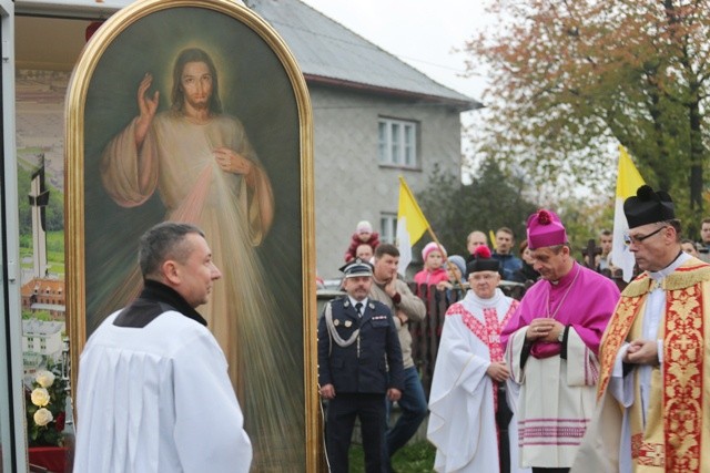 Powitanie obrazu w parafii Świętych Apostołów Piotra i Pawła w Jaworzynce