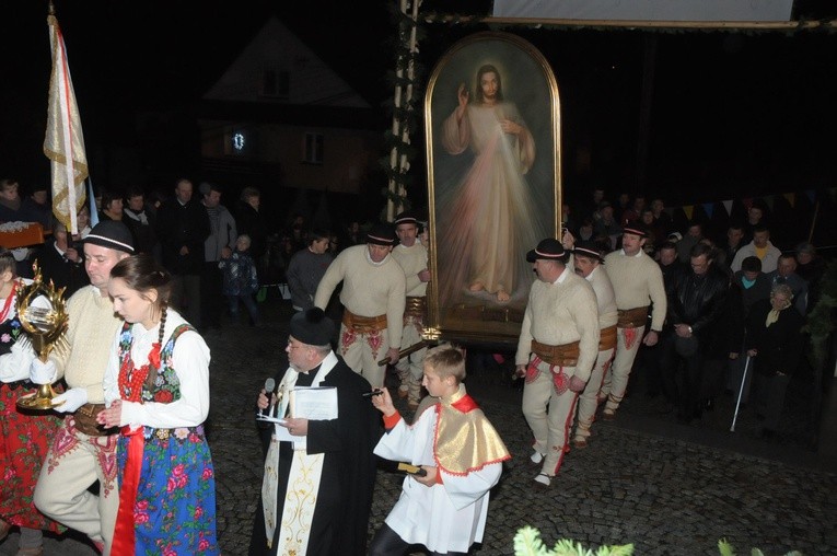 Nawiedzenie obrazu Jezusa Miłosiernego w Zalesiu