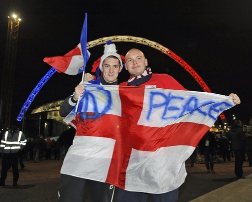 Wembley zaśpiewało Marsyliankę