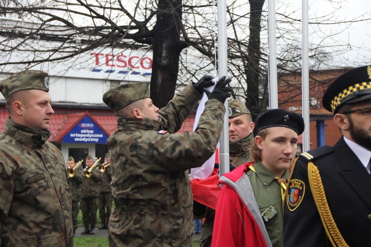 Obelisk ofiarom z 1945 r. 