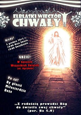 "Elbląski Wieczór Chwały" - plakat