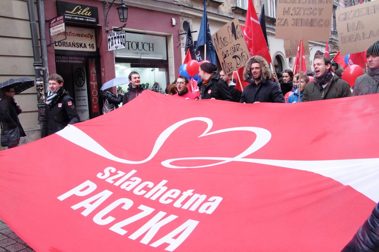 Marsz na otwarcie bazy rodzin Szlachetnej Paczki 2015