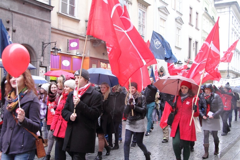 Marsz na otwarcie bazy rodzin Szlachetnej Paczki 2015