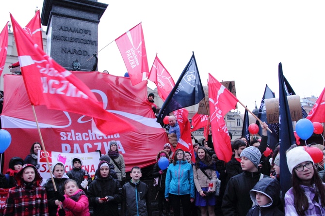 Marsz na otwarcie bazy rodzin Szlachetnej Paczki 2015