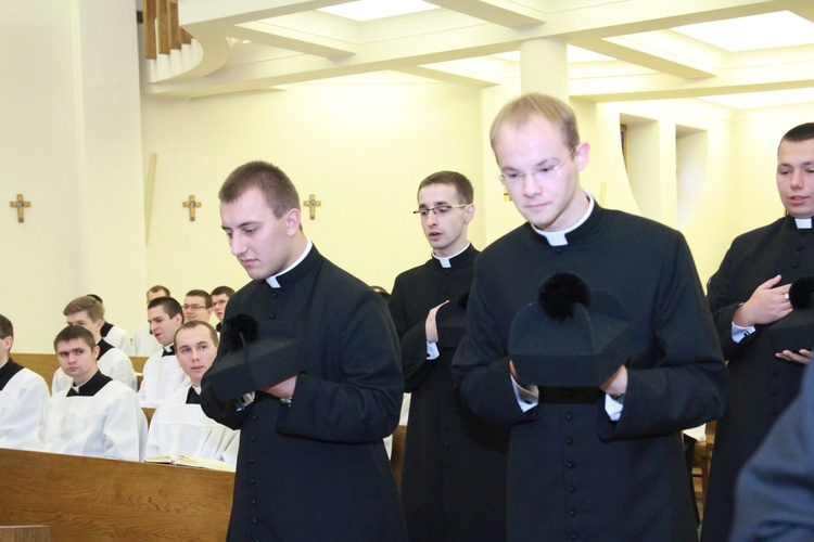 Obłóczyny w seminarium