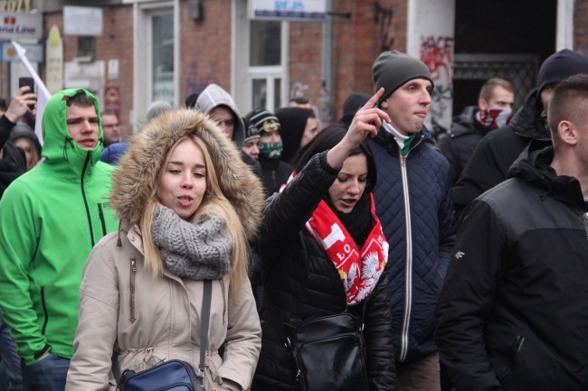 Dwie manifestacje antyimigracyjne w Gdańsku