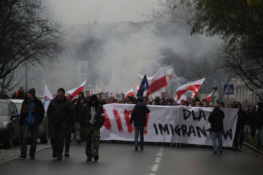 Dwie manifestacje antyimigracyjne w Gdańsku