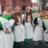 Przepiękne były własnoręcznie wykonane  „szaty chrzcielne”