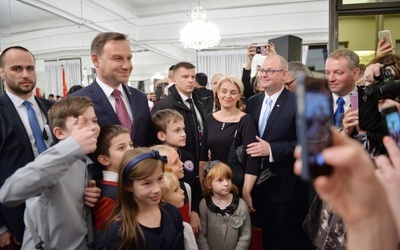 Duda spotkał się z chińską Polonią