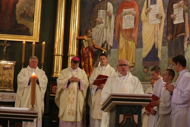 Poświęcenie nowej polichromii w kościele św. Klemensa w Ustroniu