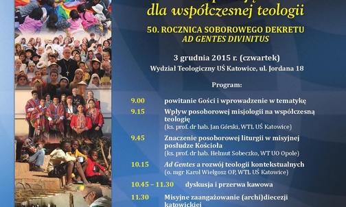 Konferencja o misjach, Katowice, 3 grudnia