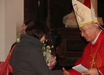 W święto św. Andrzeja wierni modlili się i składali życzenia imieninowe bp. Andrzejowi F. Dziubie