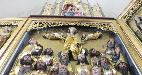 Ołtarz gotycki - duma Pisarzowic