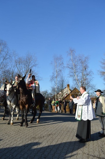 Koniarze u Gaździny Podhala 